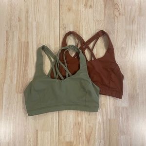 TWO Lululemon Free To Be Serene Bra's